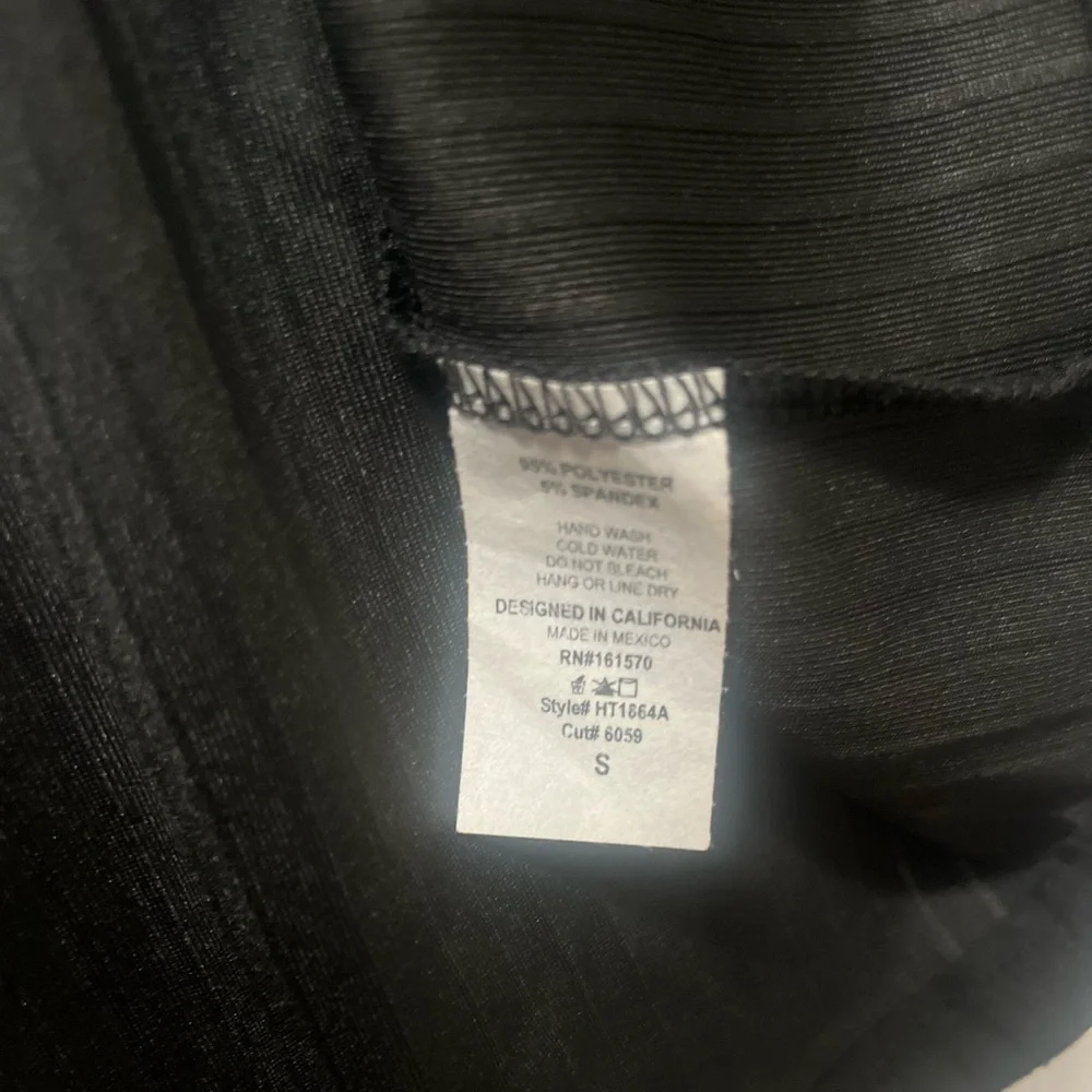 NEW Haptics BLACK RIB RAGLAN AZTEC BABYDOLL LONG SLEEVE TOP SIZE S, M, L - Picture 4 of 8